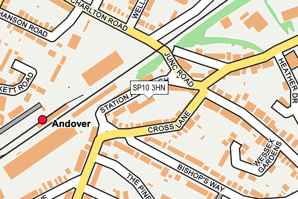 SP10 3HN map - OS OpenMap – Local (Ordnance Survey) SP10 3HN map - OS OpenMap – Local (Ordnance Survey)