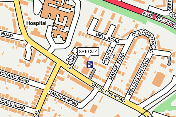 SP10 3JZ map - OS OpenMap – Local (Ordnance Survey) SP10 3JZ map - OS OpenMap – Local (Ordnance Survey)
