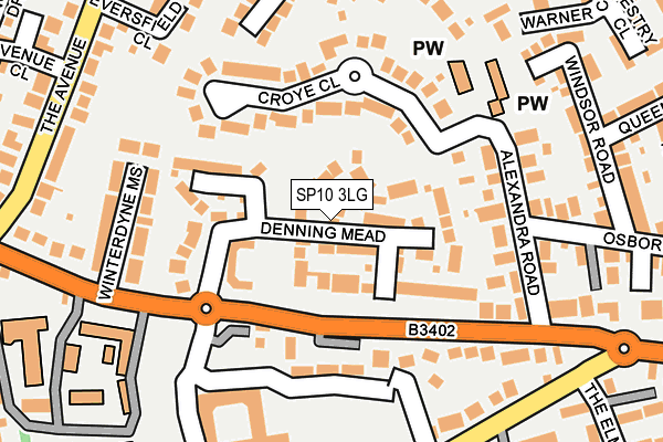SP10 3LG map - OS OpenMap – Local (Ordnance Survey) SP10 3LG map - OS OpenMap – Local (Ordnance Survey)