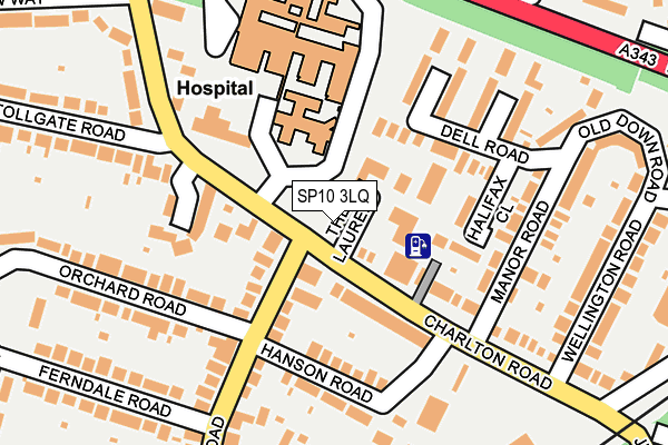 SP10 3LQ map - OS OpenMap – Local (Ordnance Survey) SP10 3LQ map - OS OpenMap – Local (Ordnance Survey)