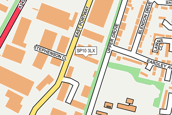 SP10 3LX map - OS OpenMap – Local (Ordnance Survey) SP10 3LX map - OS OpenMap – Local (Ordnance Survey)