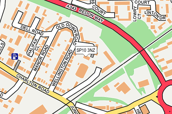 SP10 3NZ map - OS OpenMap – Local (Ordnance Survey) SP10 3NZ map - OS OpenMap – Local (Ordnance Survey)