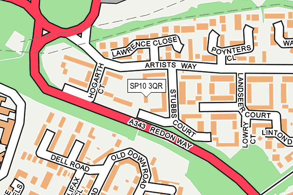 SP10 3QR map - OS OpenMap – Local (Ordnance Survey) SP10 3QR map - OS OpenMap – Local (Ordnance Survey)