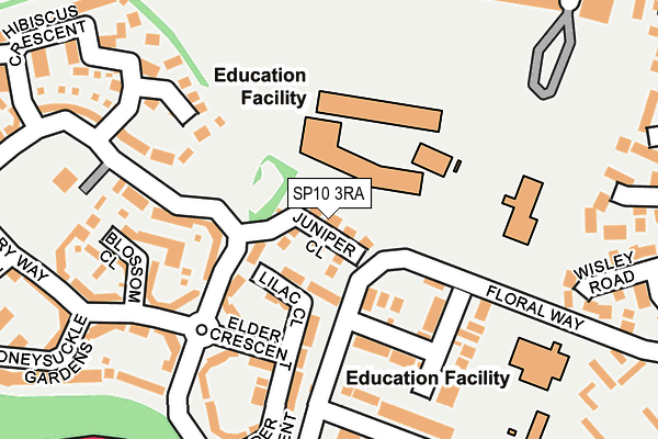 SP10 3RA map - OS OpenMap – Local (Ordnance Survey) SP10 3RA map - OS OpenMap – Local (Ordnance Survey)