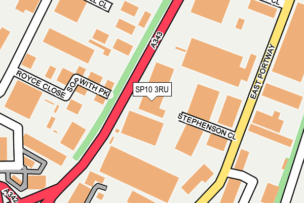 SP10 3RU map - OS OpenMap – Local (Ordnance Survey) SP10 3RU map - OS OpenMap – Local (Ordnance Survey)