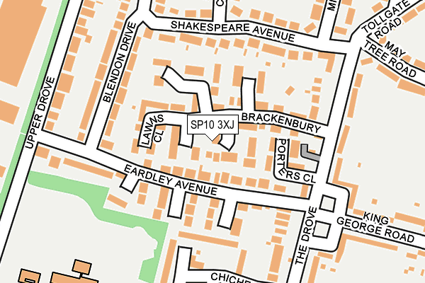 SP10 3XJ map - OS OpenMap – Local (Ordnance Survey) SP10 3XJ map - OS OpenMap – Local (Ordnance Survey)