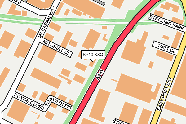 SP10 3XQ map - OS OpenMap – Local (Ordnance Survey) SP10 3XQ map - OS OpenMap – Local (Ordnance Survey)
