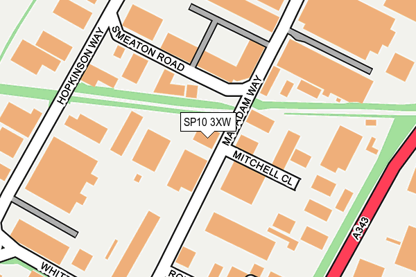 SP10 3XW map - OS OpenMap – Local (Ordnance Survey) SP10 3XW map - OS OpenMap – Local (Ordnance Survey)