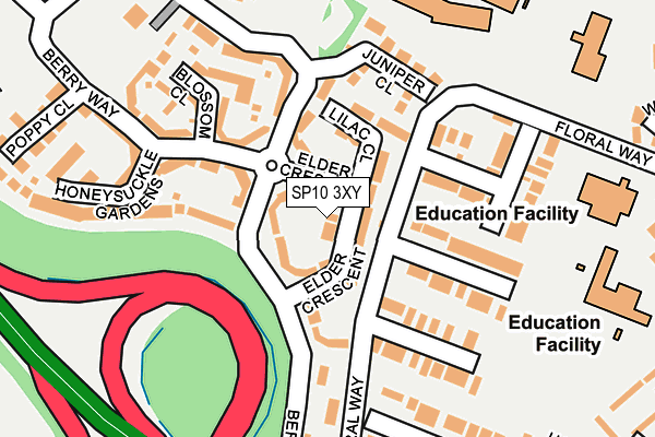 SP10 3XY map - OS OpenMap – Local (Ordnance Survey) SP10 3XY map - OS OpenMap – Local (Ordnance Survey)