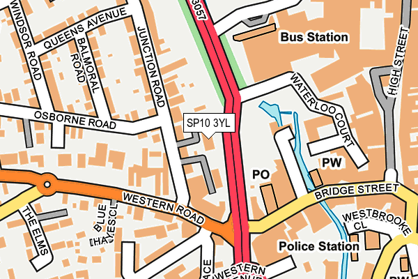 SP10 3YL map - OS OpenMap – Local (Ordnance Survey) SP10 3YL map - OS OpenMap – Local (Ordnance Survey)