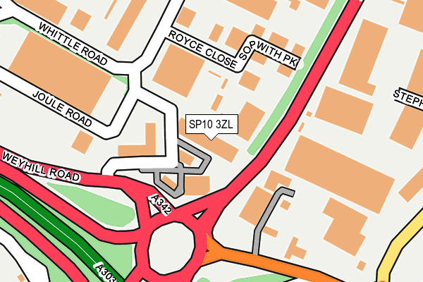 SP10 3ZL map - OS OpenMap – Local (Ordnance Survey) SP10 3ZL map - OS OpenMap – Local (Ordnance Survey)