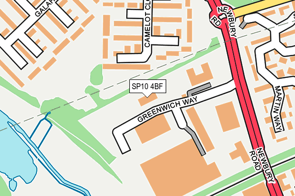 SP10 4BF map - OS OpenMap – Local (Ordnance Survey) SP10 4BF map - OS OpenMap – Local (Ordnance Survey)