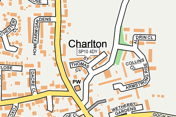 SP10 4DY map - OS OpenMap – Local (Ordnance Survey) SP10 4DY map - OS OpenMap – Local (Ordnance Survey)