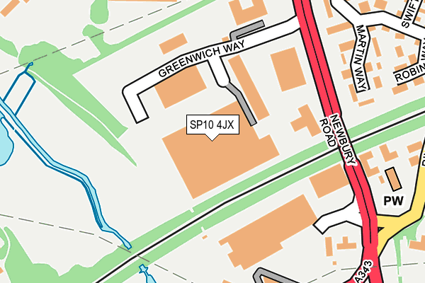 SP10 4JX map - OS OpenMap – Local (Ordnance Survey) SP10 4JX map - OS OpenMap – Local (Ordnance Survey)