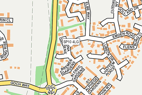 SP10 4LG map - OS OpenMap – Local (Ordnance Survey) SP10 4LG map - OS OpenMap – Local (Ordnance Survey)