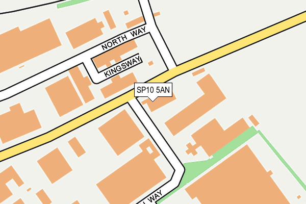 SP10 5AN map - OS OpenMap – Local (Ordnance Survey) SP10 5AN map - OS OpenMap – Local (Ordnance Survey)