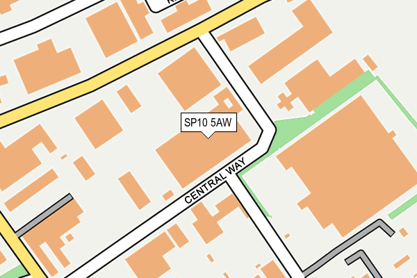 SP10 5AW map - OS OpenMap – Local (Ordnance Survey) SP10 5AW map - OS OpenMap – Local (Ordnance Survey)
