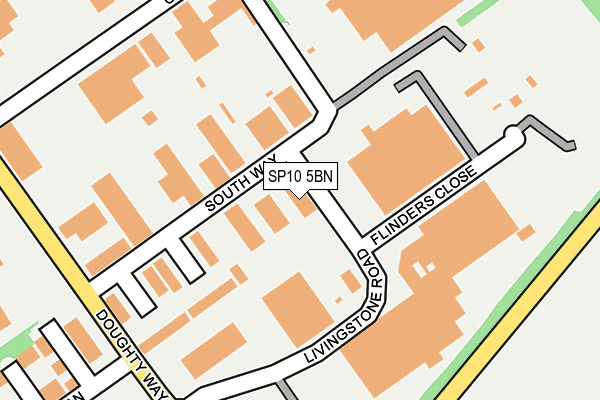 SP10 5BN map - OS OpenMap – Local (Ordnance Survey) SP10 5BN map - OS OpenMap – Local (Ordnance Survey)