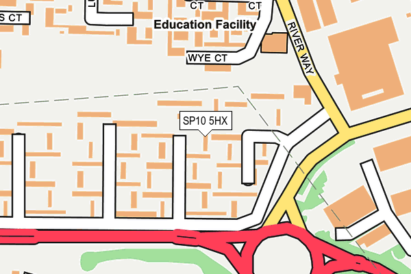 SP10 5HX map - OS OpenMap – Local (Ordnance Survey) SP10 5HX map - OS OpenMap – Local (Ordnance Survey)