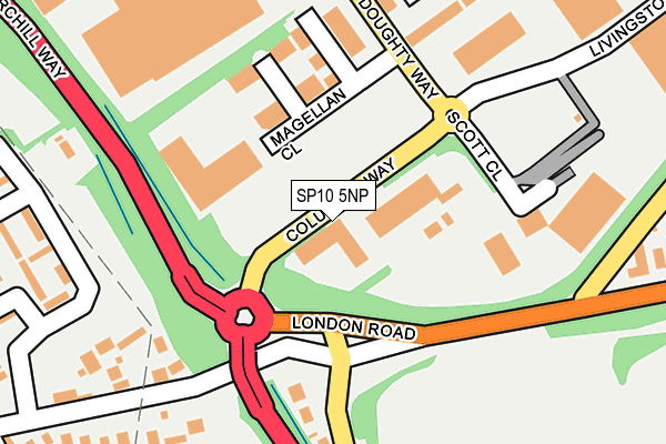SP10 5NP map - OS OpenMap – Local (Ordnance Survey) SP10 5NP map - OS OpenMap – Local (Ordnance Survey)