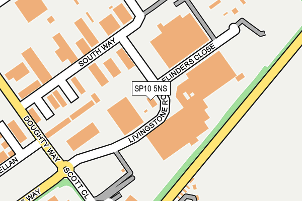 SP10 5NS map - OS OpenMap – Local (Ordnance Survey) SP10 5NS map - OS OpenMap – Local (Ordnance Survey)
