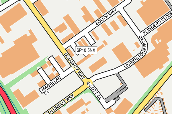 SP10 5NX map - OS OpenMap – Local (Ordnance Survey) SP10 5NX map - OS OpenMap – Local (Ordnance Survey)