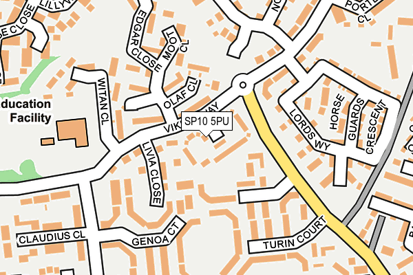 SP10 5PU map - OS OpenMap – Local (Ordnance Survey) SP10 5PU map - OS OpenMap – Local (Ordnance Survey)
