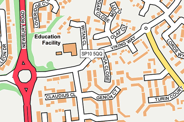 SP10 5QQ map - OS OpenMap – Local (Ordnance Survey) SP10 5QQ map - OS OpenMap – Local (Ordnance Survey)
