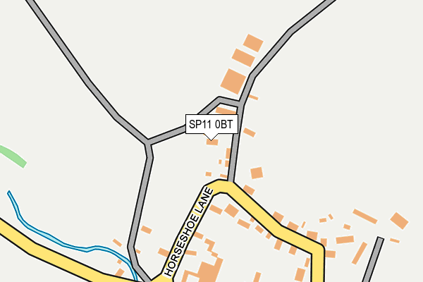 SP11 0BT map - OS OpenMap – Local (Ordnance Survey) SP11 0BT map - OS OpenMap – Local (Ordnance Survey)