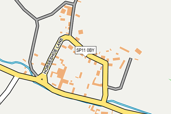 SP11 0BY map - OS OpenMap – Local (Ordnance Survey)