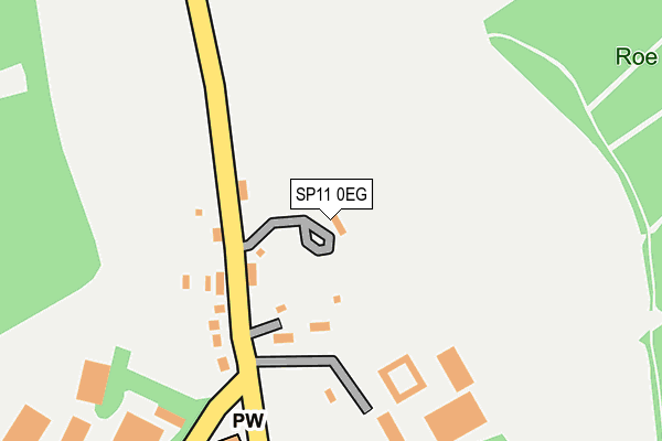 SP11 0EG map - OS OpenMap – Local (Ordnance Survey) SP11 0EG map - OS OpenMap – Local (Ordnance Survey)
