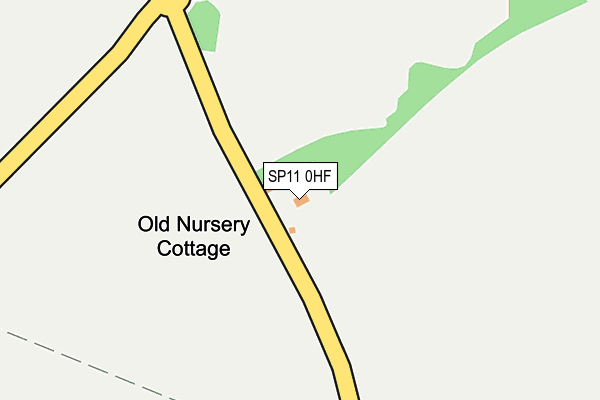 SP11 0HF map - OS OpenMap – Local (Ordnance Survey) SP11 0HF map - OS OpenMap – Local (Ordnance Survey)