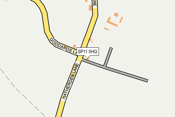 SP11 0HQ map - OS OpenMap – Local (Ordnance Survey) SP11 0HQ map - OS OpenMap – Local (Ordnance Survey)