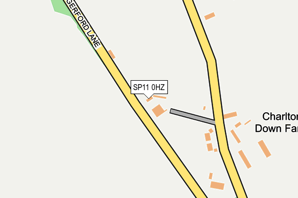 SP11 0HZ map - OS OpenMap – Local (Ordnance Survey) SP11 0HZ map - OS OpenMap – Local (Ordnance Survey)