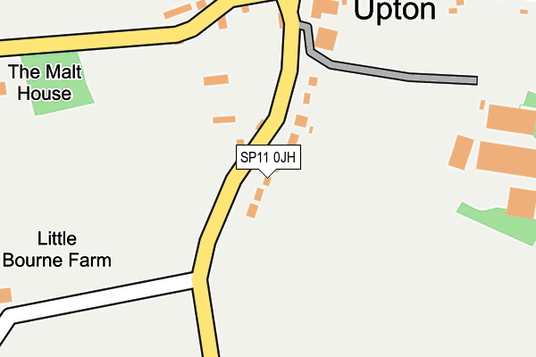 SP11 0JH map - OS OpenMap – Local (Ordnance Survey) SP11 0JH map - OS OpenMap – Local (Ordnance Survey)