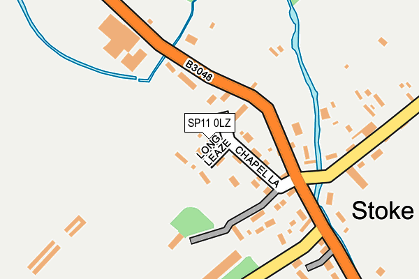 SP11 0LZ map - OS OpenMap – Local (Ordnance Survey) SP11 0LZ map - OS OpenMap – Local (Ordnance Survey)