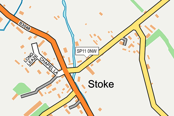 SP11 0NW map - OS OpenMap – Local (Ordnance Survey) SP11 0NW map - OS OpenMap – Local (Ordnance Survey)