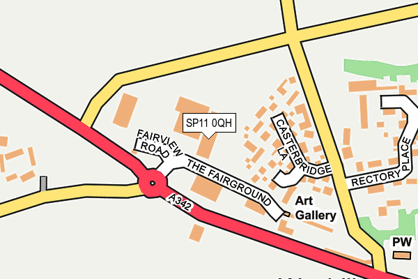 SP11 0QH map - OS OpenMap – Local (Ordnance Survey) SP11 0QH map - OS OpenMap – Local (Ordnance Survey)
