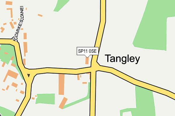 SP11 0SE map - OS OpenMap – Local (Ordnance Survey) SP11 0SE map - OS OpenMap – Local (Ordnance Survey)