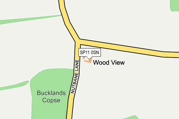 SP11 0SN map - OS OpenMap – Local (Ordnance Survey) SP11 0SN map - OS OpenMap – Local (Ordnance Survey)