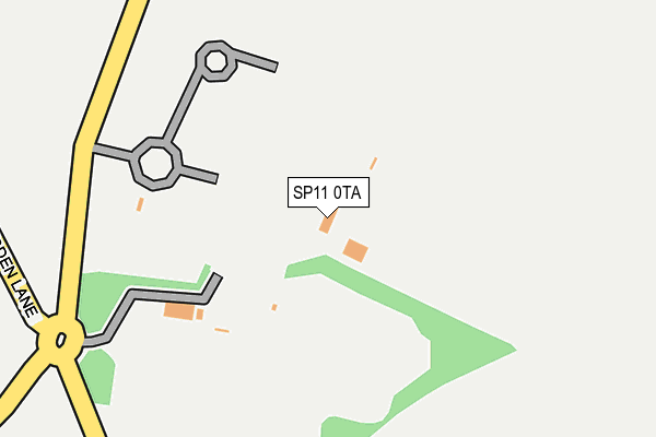 SP11 0TA map - OS OpenMap – Local (Ordnance Survey) SP11 0TA map - OS OpenMap – Local (Ordnance Survey)