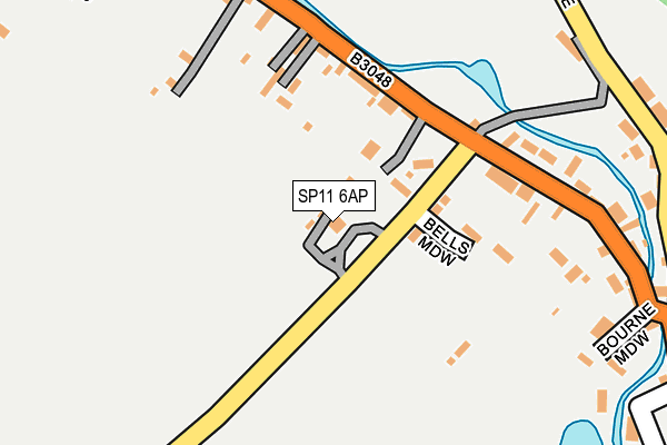 SP11 6AP map - OS OpenMap – Local (Ordnance Survey) SP11 6AP map - OS OpenMap – Local (Ordnance Survey)