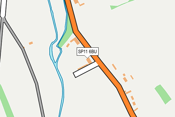 SP11 6BU map - OS OpenMap – Local (Ordnance Survey) SP11 6BU map - OS OpenMap – Local (Ordnance Survey)