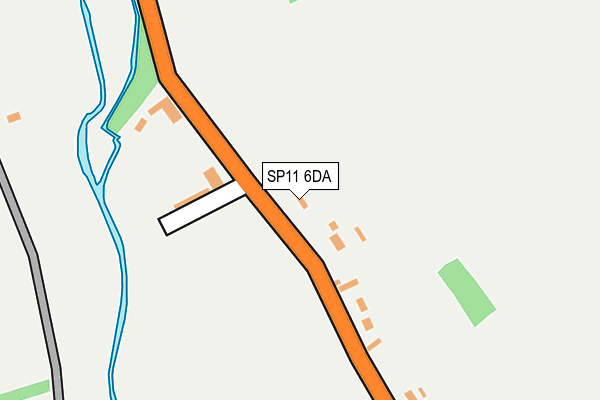 SP11 6DA map - OS OpenMap – Local (Ordnance Survey) SP11 6DA map - OS OpenMap – Local (Ordnance Survey)