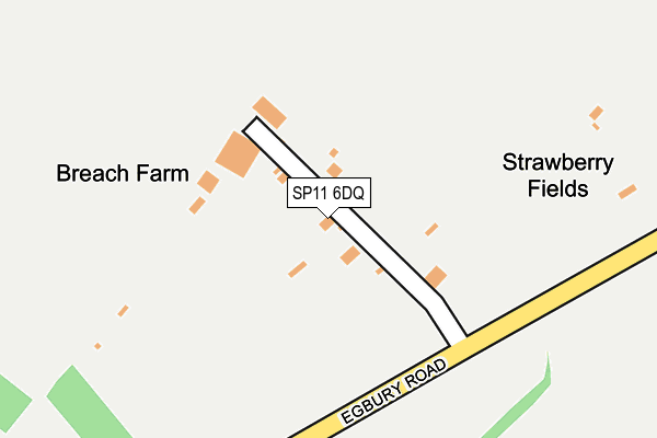 SP11 6DQ map - OS OpenMap – Local (Ordnance Survey) SP11 6DQ map - OS OpenMap – Local (Ordnance Survey)