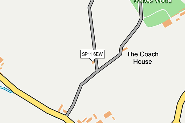 SP11 6EW map - OS OpenMap – Local (Ordnance Survey) SP11 6EW map - OS OpenMap – Local (Ordnance Survey)