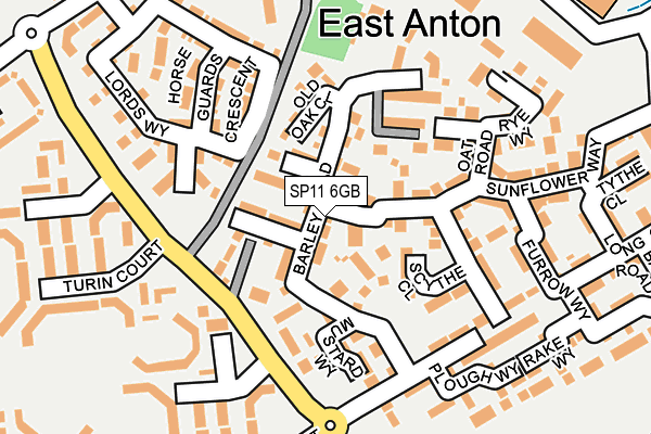 SP11 6GB map - OS OpenMap – Local (Ordnance Survey)