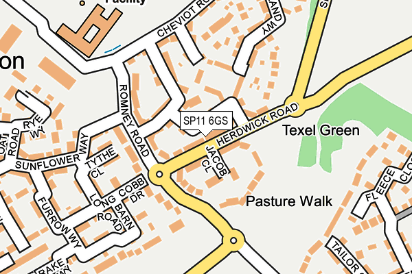 SP11 6GS map - OS OpenMap – Local (Ordnance Survey) SP11 6GS map - OS OpenMap – Local (Ordnance Survey)