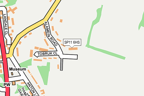 SP11 6HS map - OS OpenMap – Local (Ordnance Survey) SP11 6HS map - OS OpenMap – Local (Ordnance Survey)