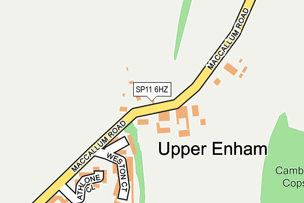 SP11 6HZ map - OS OpenMap – Local (Ordnance Survey) SP11 6HZ map - OS OpenMap – Local (Ordnance Survey)